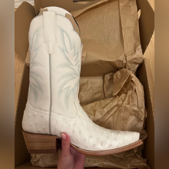 Tecovas The Sadie Ostrich Boots - Women's 7.5 - Picture 9 of 10